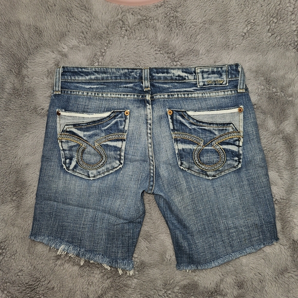 Big Star Women's Denim Shorts Cut Off Jeans in Classic Blue Size 29 - Picture 12 of 13